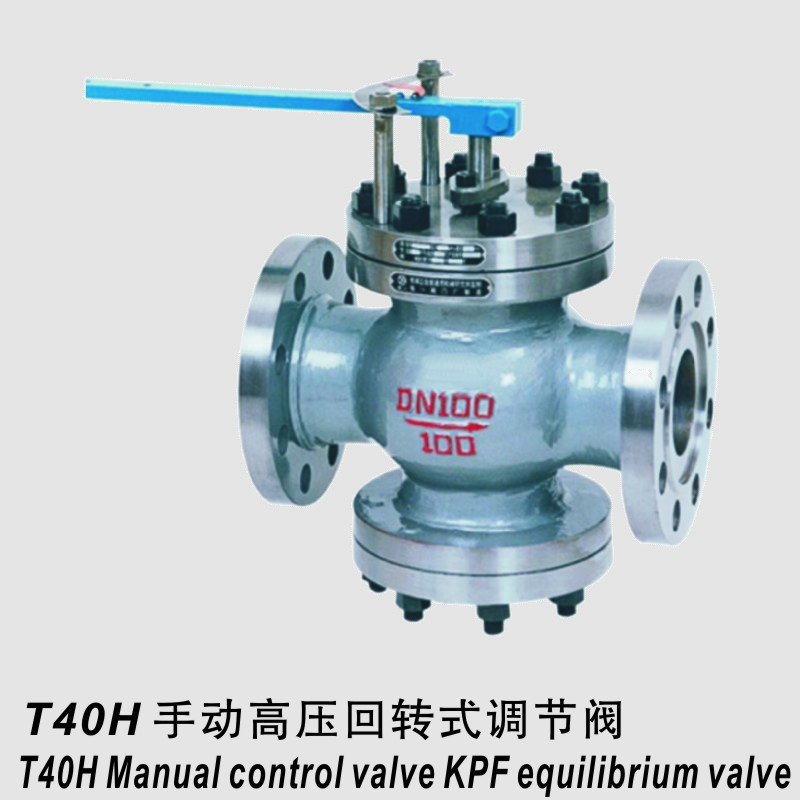 T40H型手动高压回转式调节阀